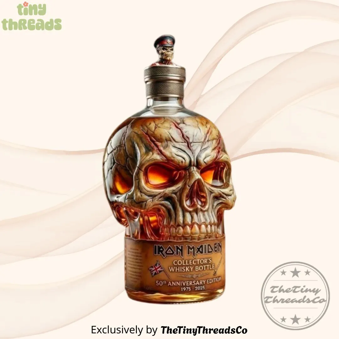 Iron Maiden 50th Anniversary The Trooper Collectors Edition Whiskey Bottle