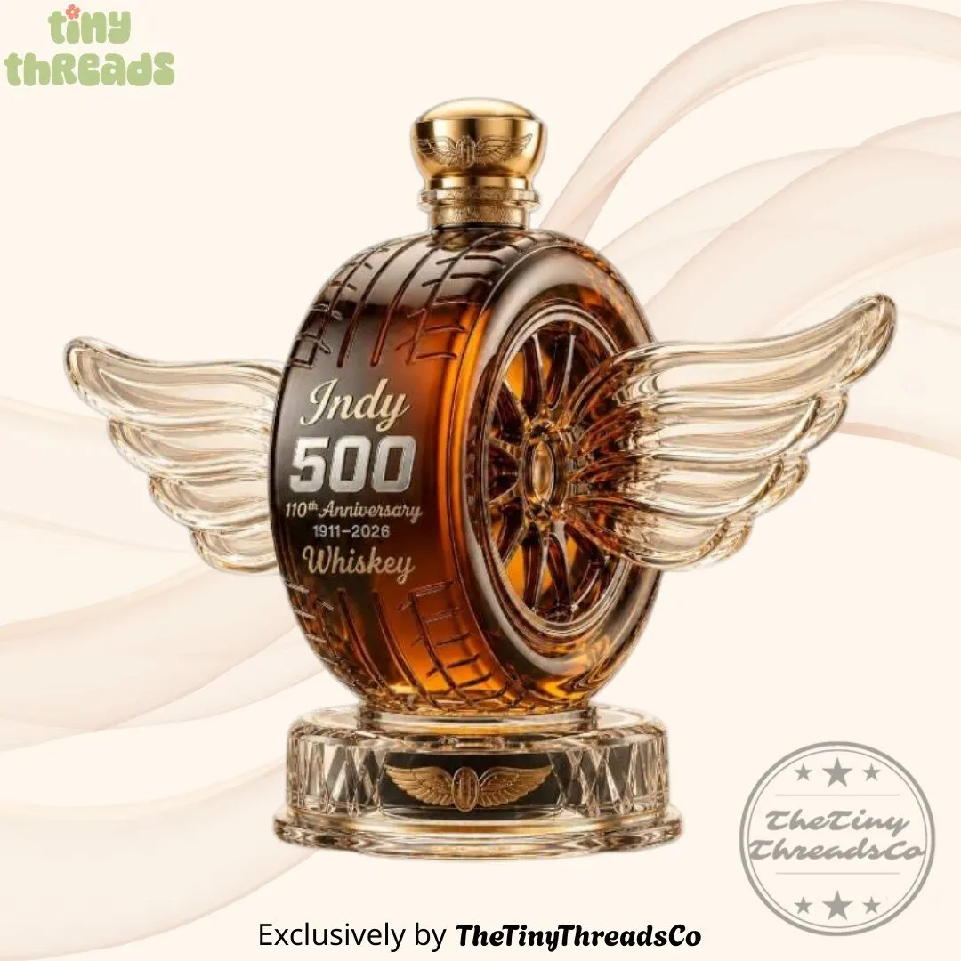 Indy 500 110th Anniversary 1911-2026 Whiskey Bottle