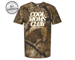 Moms Club Camo Graphic Tee