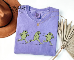 Funny Jogging Frogs T-Shirt 1 Funny Jogging Frogs T-Shirt