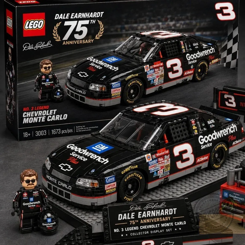 Dale Earnhardt No. 3 Monte Carlo Brick Kit