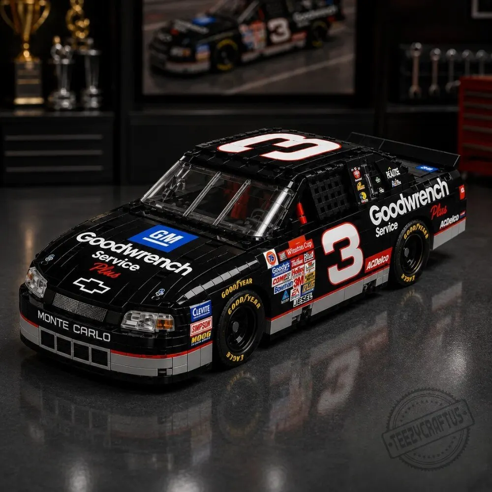 Dale Earnhardt No. 3 Monte Carlo Brick Kit 4 Dale Earnhardt No. 3 Monte Carlo Brick Kit