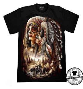 Wolf King 3D Graphic Shirt, Unisex Glow in the Dark T-Shirt 1 3D6 new