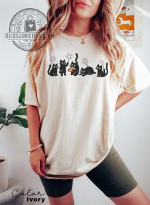 4th of July Cat Shirt Funny Cats T Shirt Comfort Colors blissjunstore.com 1