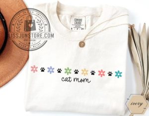 Cat Mom Shirt Cute Cat tshirt gift for cat mom shirt blissjunstore.com 1