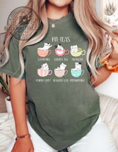 Cats Teacups Shirt, Cats & Tea Lover Gift, Kitties Funny Cat Crewneck Tea Puns 1 Cats Teacups Shirt Cats Tea Lover Gift Kitties Funny Cat Crewneck Tea Puns blissjunstore.com 1