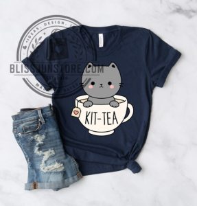 Funny Cat Pun Shirt, Tea Lover Shirt, Cute Cat Shirt, Kawaii Art 1 Funny Cat Pun Shirt Tea Lover Shirt Cute Cat Shirt Kawaii Art blissjunstore.com 1