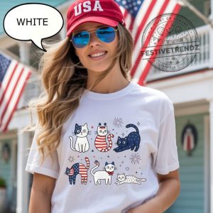 Comfort Colors® Funny Patriotic Cat T-Shirt, Cat Lover Gift 1 Comfort Colors%C2%AE Funny Patriotic Cat T Shirt Cat Lover Gift festivetrendz.com 1