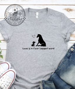 Horse & Dog Lover T-Shirt Love Is A Four Legged Word 1 Horse Dog Lover T Shirt Love Is A Four Legged Word pixelsstudious.com 1