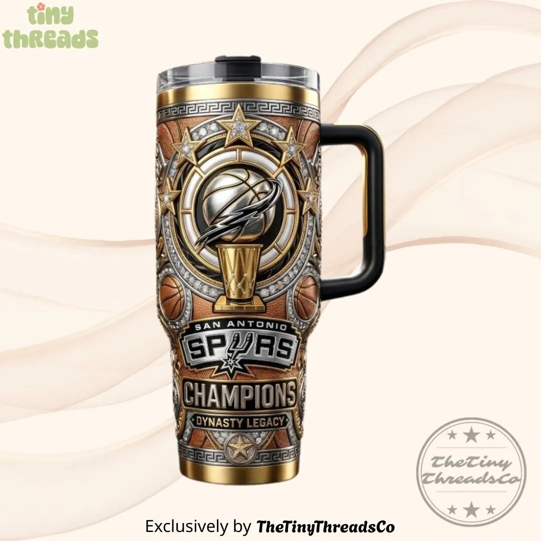 San Antonio Spurs Champions Dynasty Legacy Tumbler With Handle