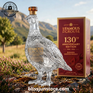 The Famous Grouse 130th Anniversary Whisky Bottle Decanter 3 The Famous Grouse 130th Anniversary Whisky Bottle Decanter