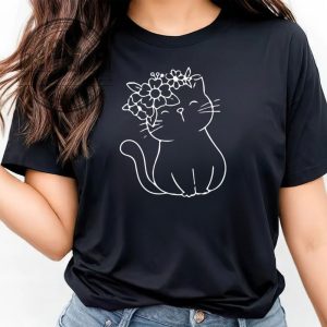Un Deux Trois Cat shirt Gifts for Cat Lovers Cat tee shirt ukgiftstoreonline.com 1