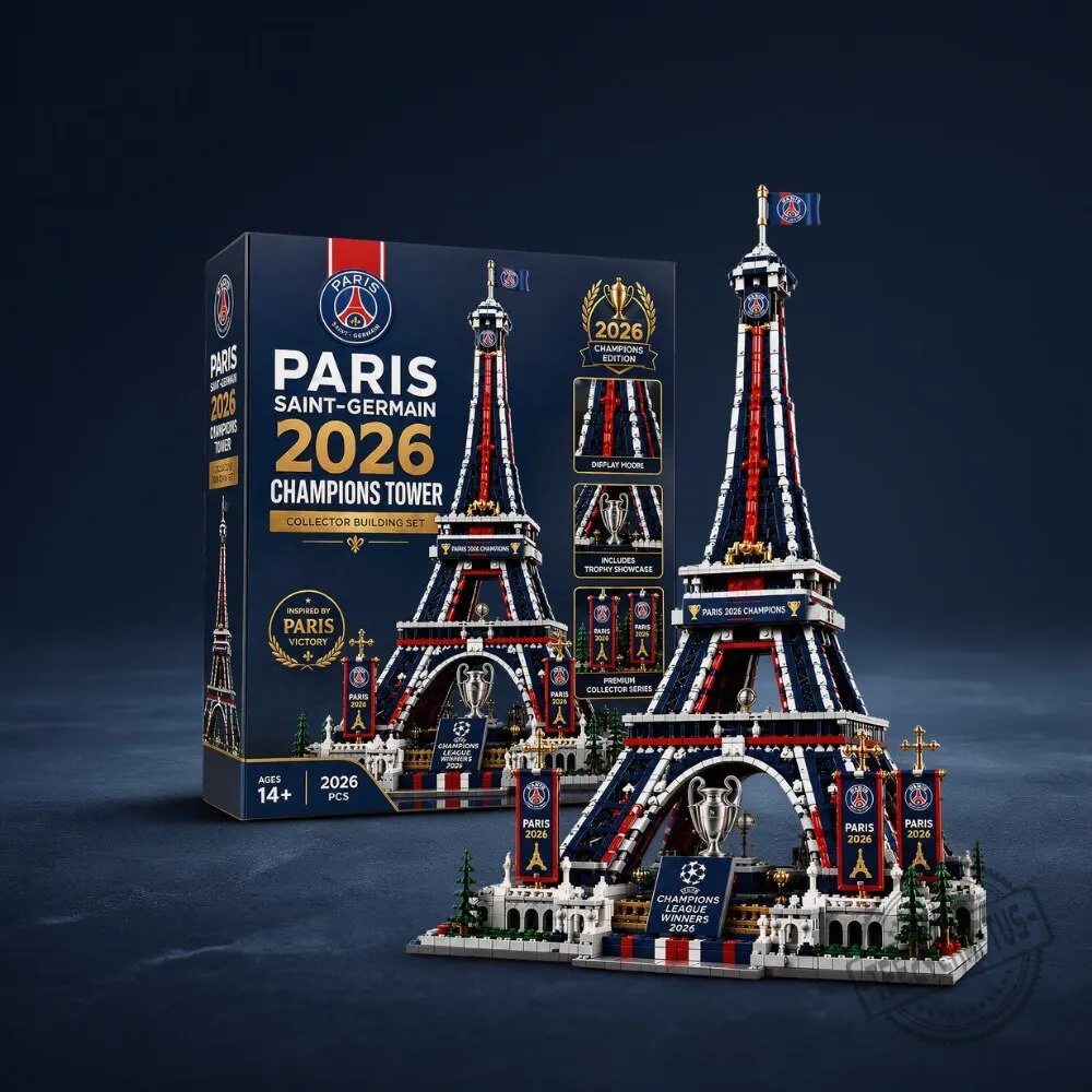 Paris Saint-Germain 2026 Champions Tower Building Set