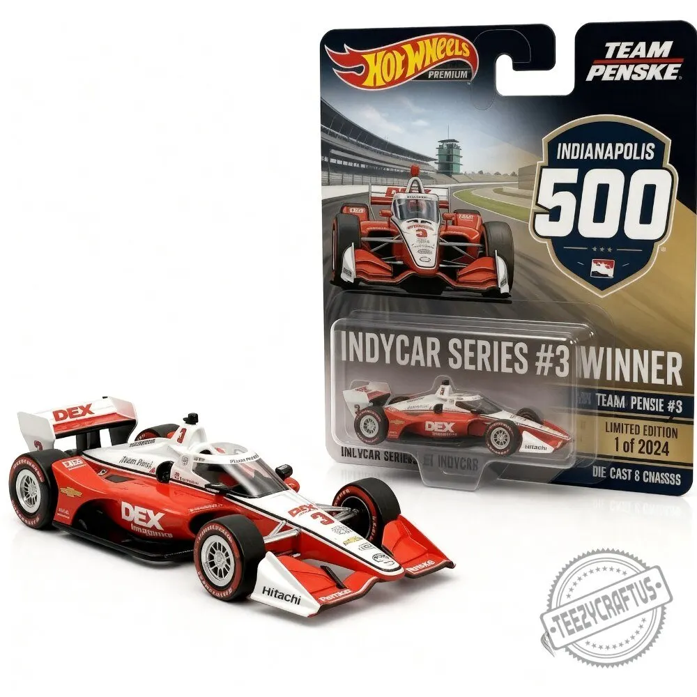 Hot Wheels Premium Team Penske 2009 Indianapolis 500 Winner Diecast Car