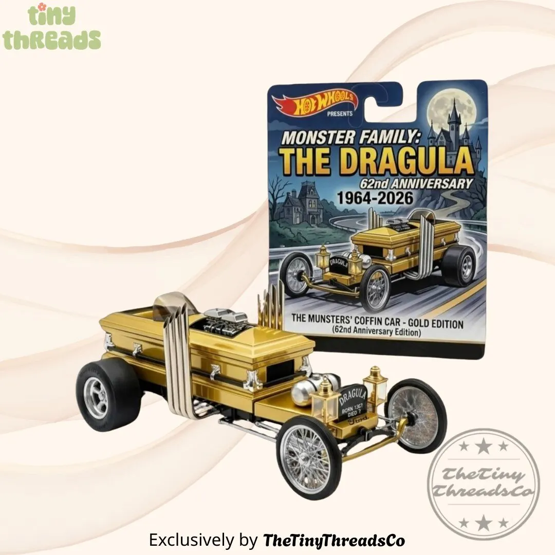 The Munsters The Dragula 62nd Anniversary 1964-2026 Coffin Car Model