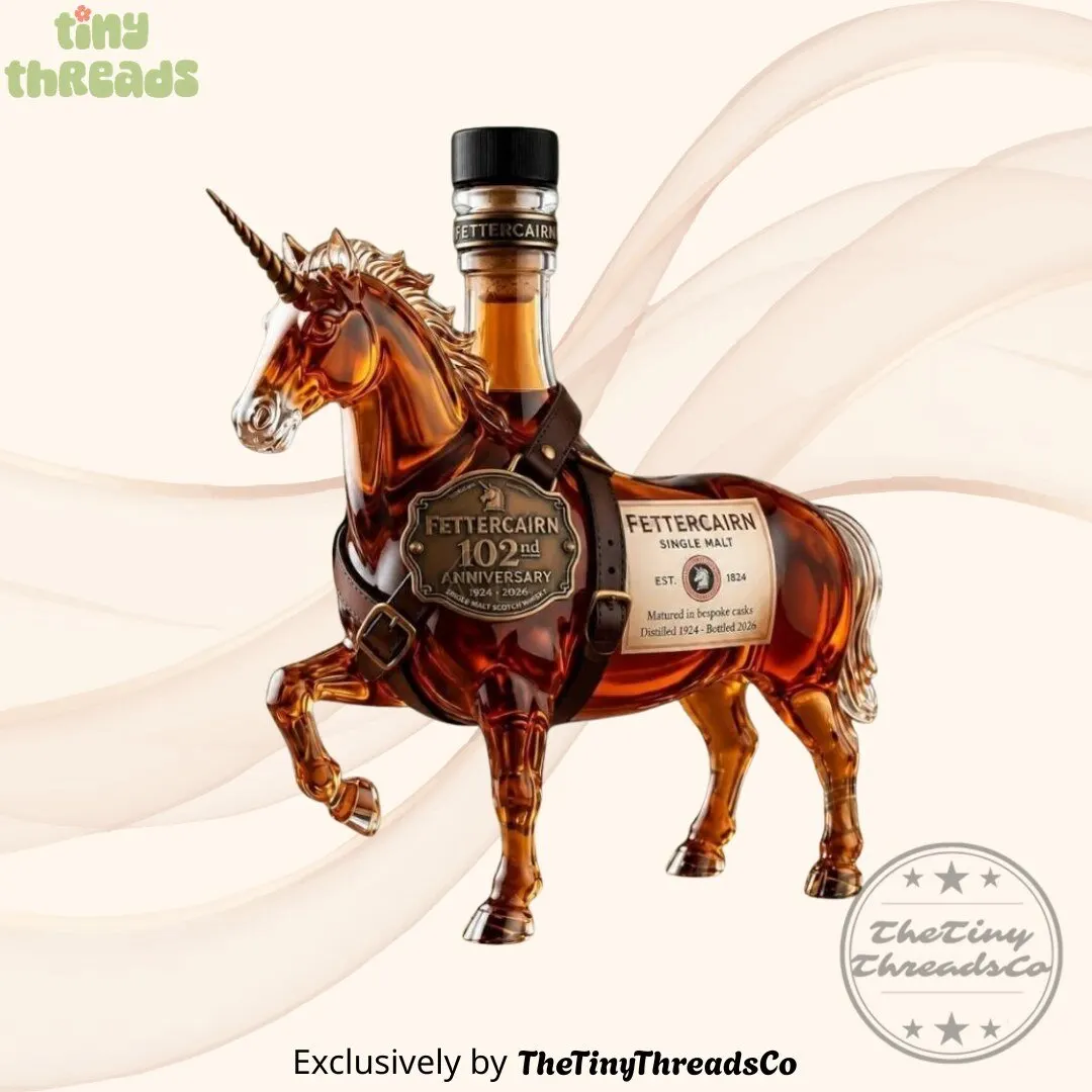 Fettercairn 102nd Anniversary 1924-2026 The Unicorn Whiskey Bottle