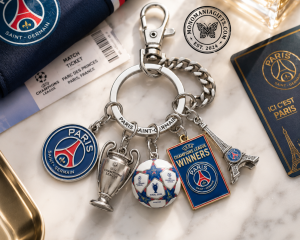 PSG 2026 European Champions Collector Keychain