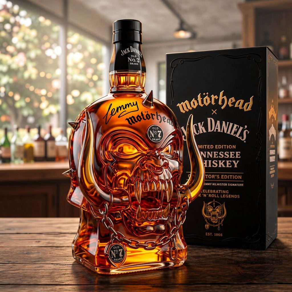 Motorhead heavy metal Music Whiskey Bottle Motorhead heavy metal Music Whiskey Bottle