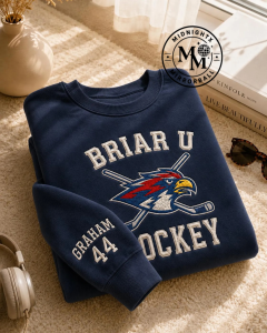Embroidered Briar U Hockey Crewneck 3 Thiet ke chua co ten 17