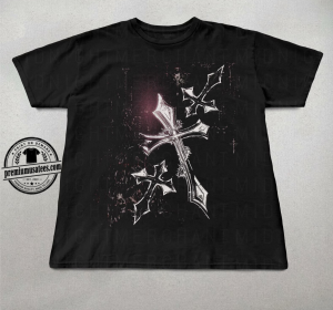Y2K Grunge Graphic T-Shirt, Gothic Aesthetic Unisex Cotton Tee 1 ao18 new
