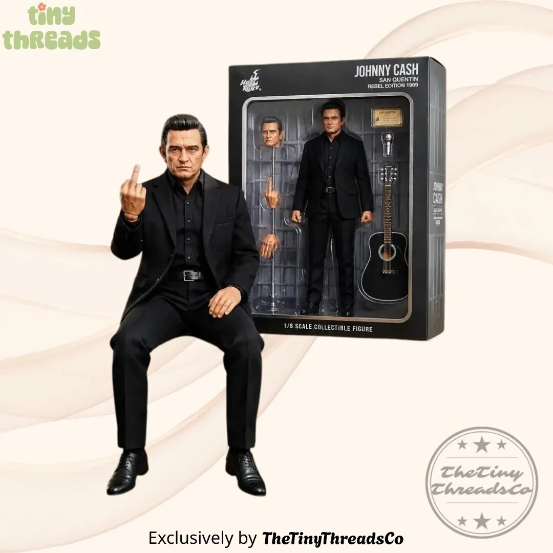 Johnny Cash San Quentin Rebel Collecor Edition Figure Style 1