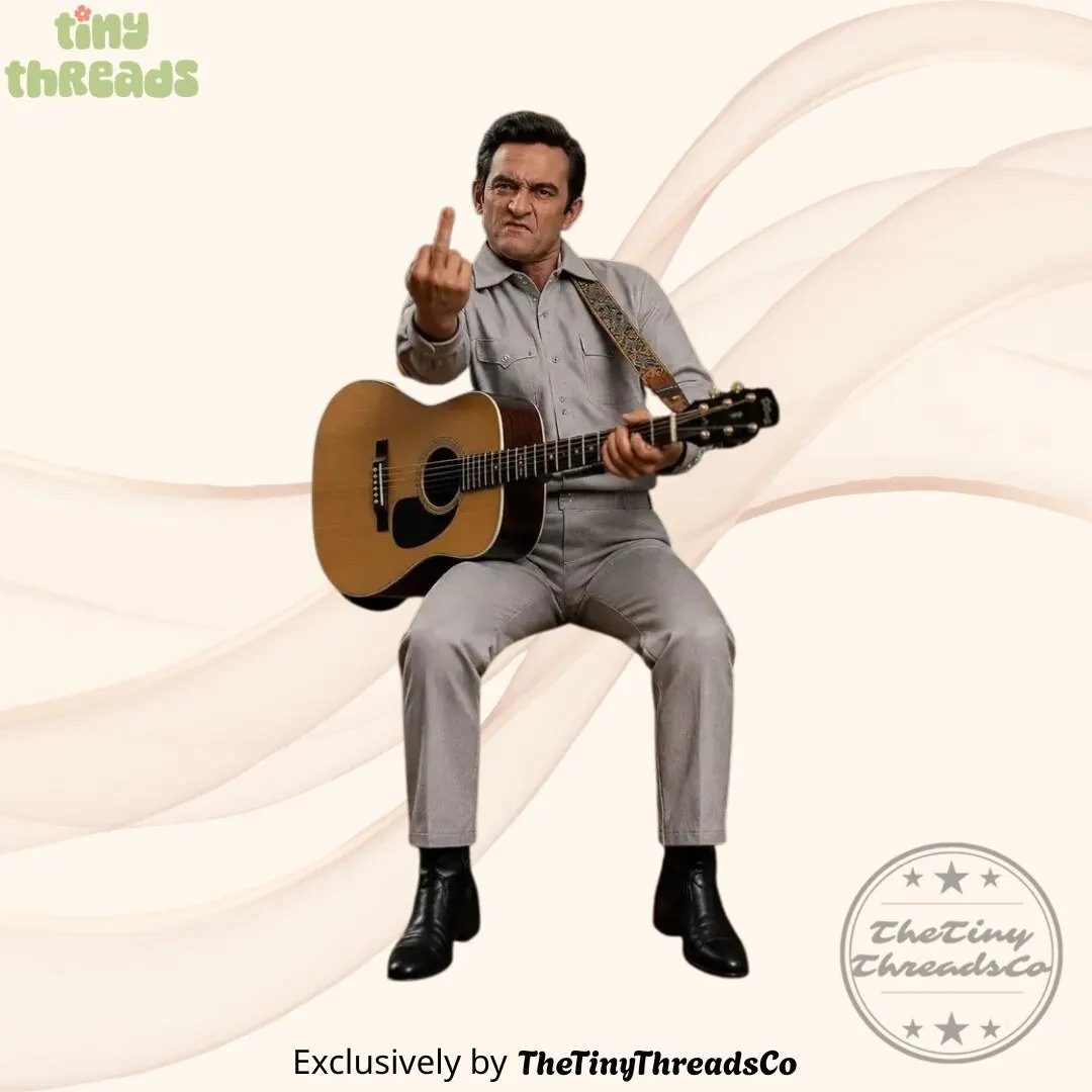 Johnny Cash San Quentin Rebel Collecor Edition Figure Style 2
