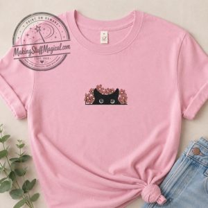 Organic Cotton Unisex Tee Cat Lover Gift 1 Organic Cotton Unisex Tee Cat Lover Gift makingstuffmagical.com 1