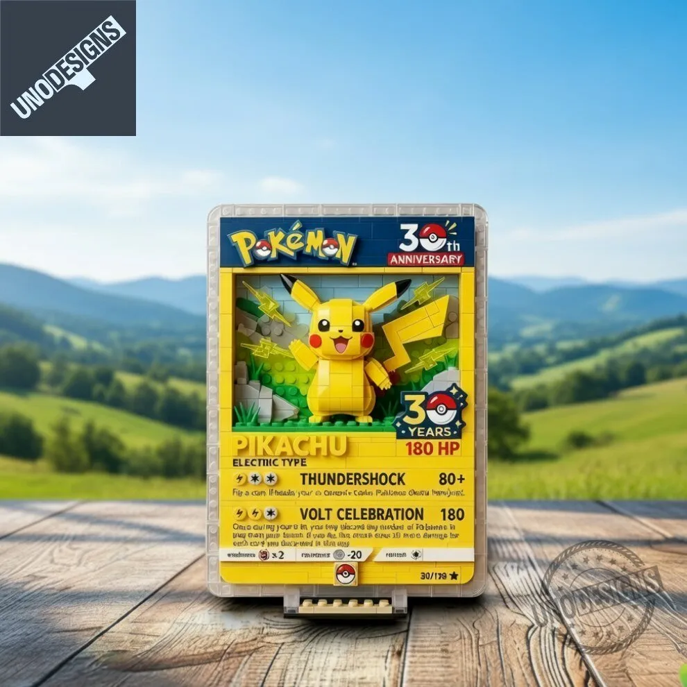 Pokemon 30th Anniversary Pikachu Electric Brick Eiditon 2 Pokemon 30th Anniversary Pikachu Electric Brick Eiditon