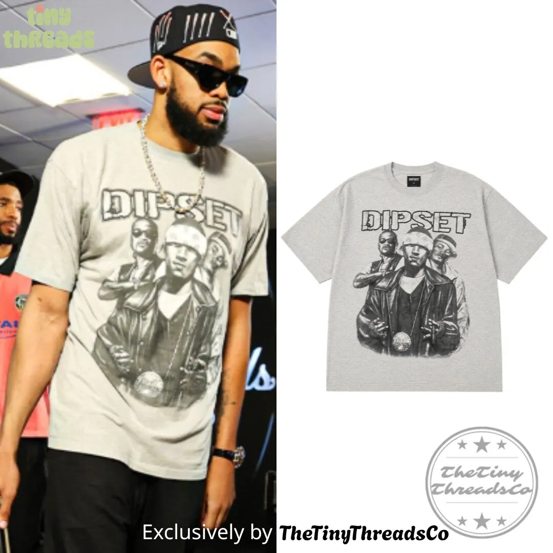 Dipset T-Shirt Worn by Karl-Anthony Towns at Knicks vs Spurs Game 3 in MSG
