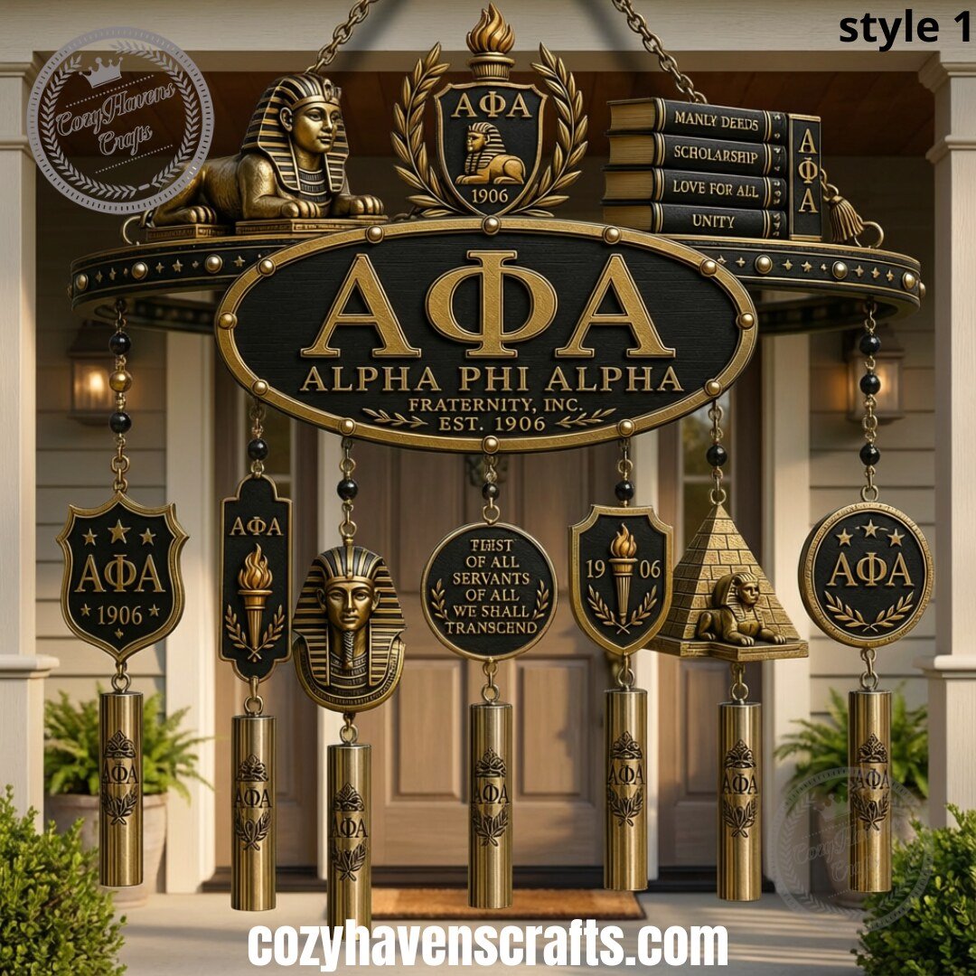 Alpha Phi Alpha Wind Chime