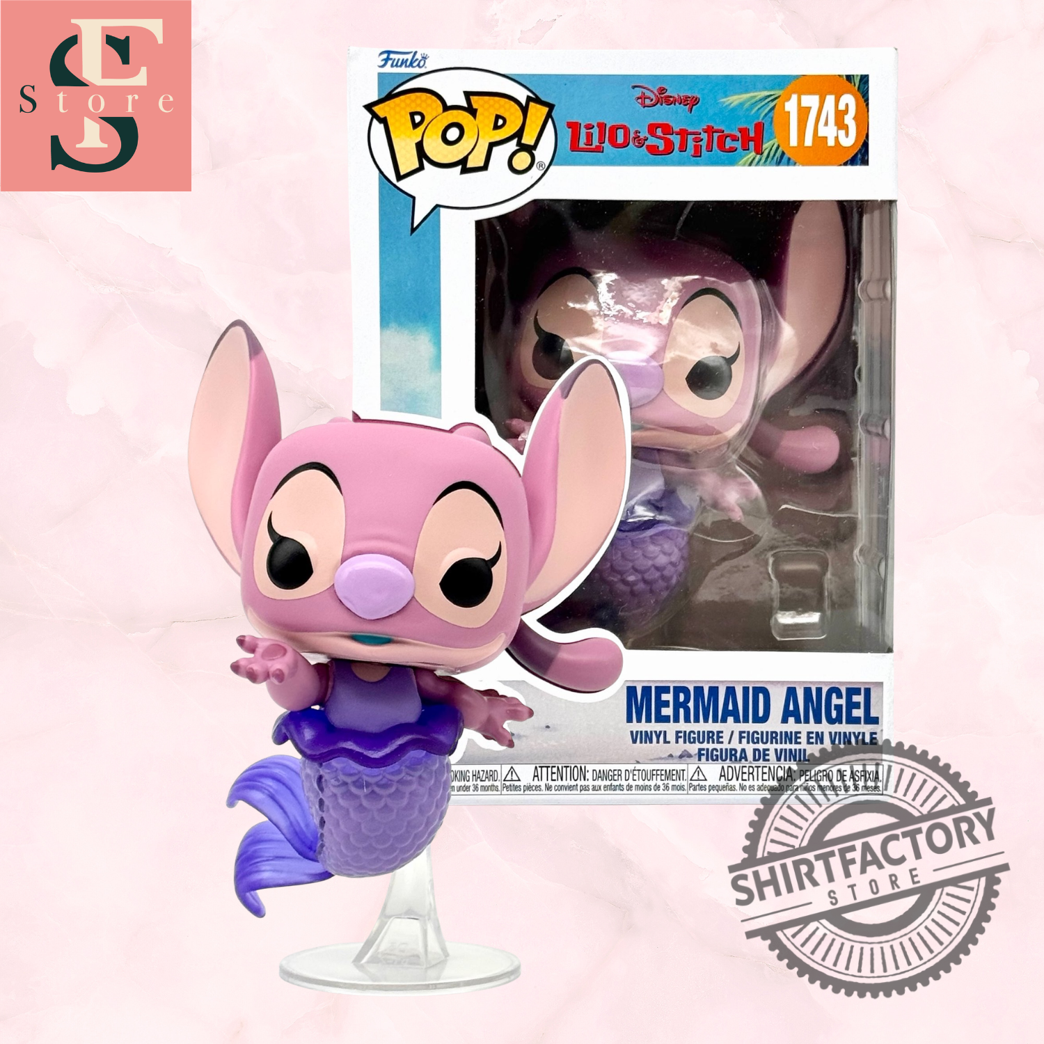 Funko Pop! Disney Lilo & Stitch Mermaid Angel #1743 Vinyl Figure