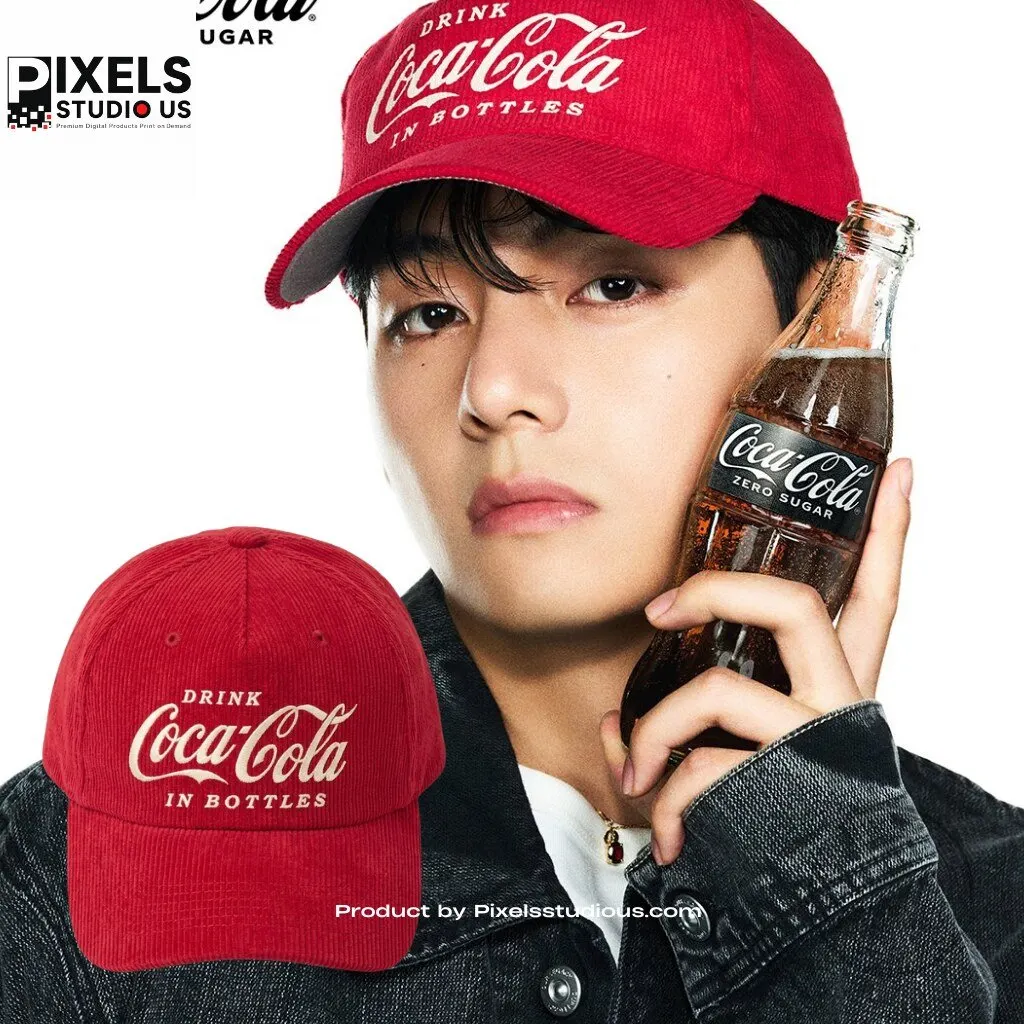 BTS V x American Needle Coca-Cola Zero Limited Edition Baseball Cap