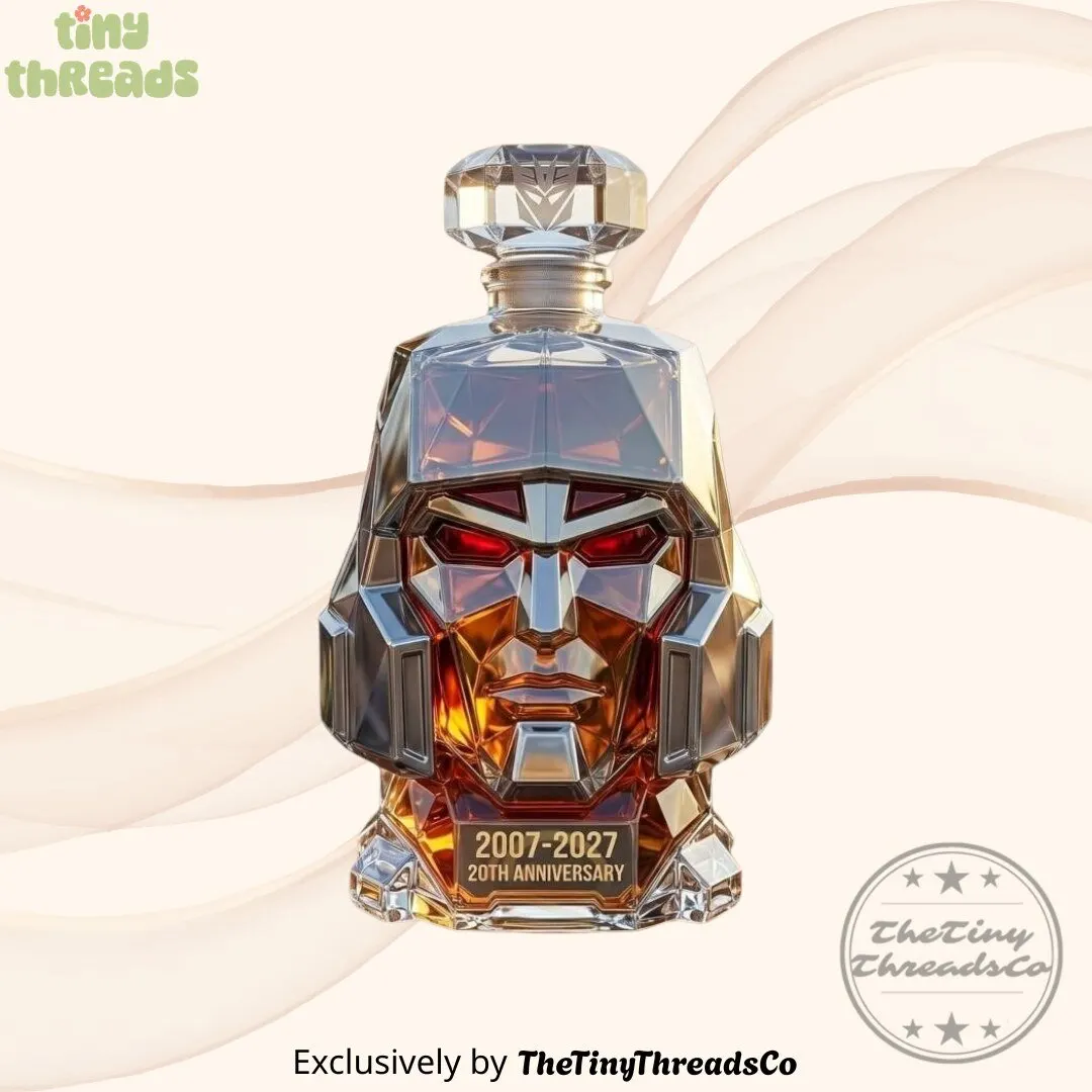 Transformers Megatron Replica Helmet 2007-2027 20th Anniversary Whiskey Bottle
