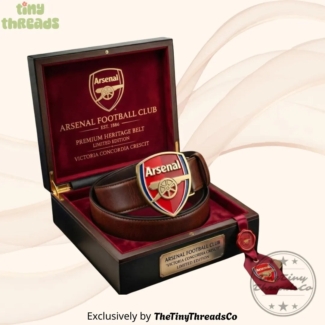 Arsenal FC Est 1886 Premium Heritage Belt Style 1