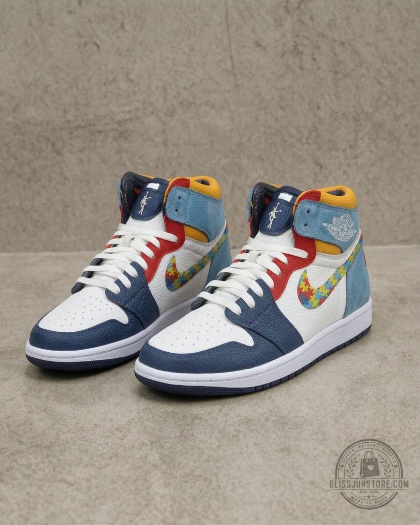 Autism High Air Jordan sneakers shoes