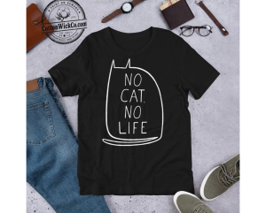 No Cat No Life Graphic Tee 1 No Cat No Life Graphic Tee