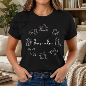 Funny Yoga Cat T-Shirt, Cat Lover Gift 1 Funny Yoga Cat T Shirt Cat Lover Gift shirtstudiobg.com 1