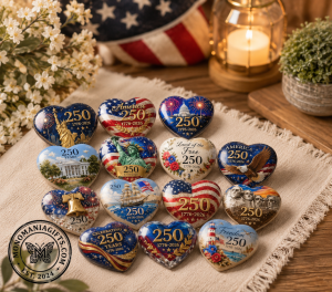 The Great American 250 Anniversary Heart Collection - Limited Edition Patriotic Keepsakes 2 The Great American 250 Anniversary Heart Collection Limited Edition Patriotic Keepsakes 1