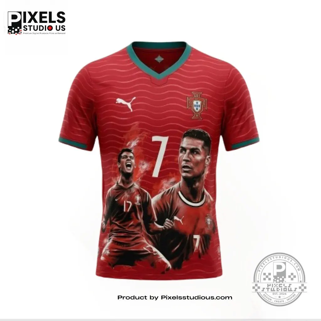 Cristiano Ronaldo #7 Portugal FIFA World Cup 2026 Home Jersey