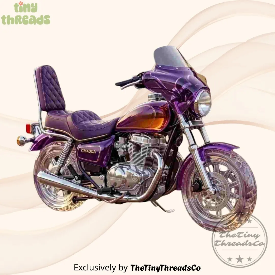Prince Purple Rain 42nd Anniversary Custom Motorcycle Whiskey Bottle