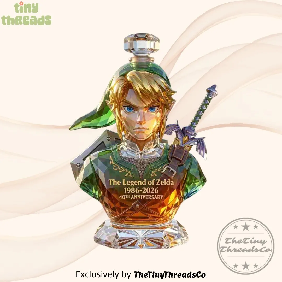 "Must-Have Collector's Items: Yeti Tumblers, Toys, and Whiskey Bottle" 8 The Legend Of Zelda 40th Anniversary 1986-2026 Edition Whiskey Bottle