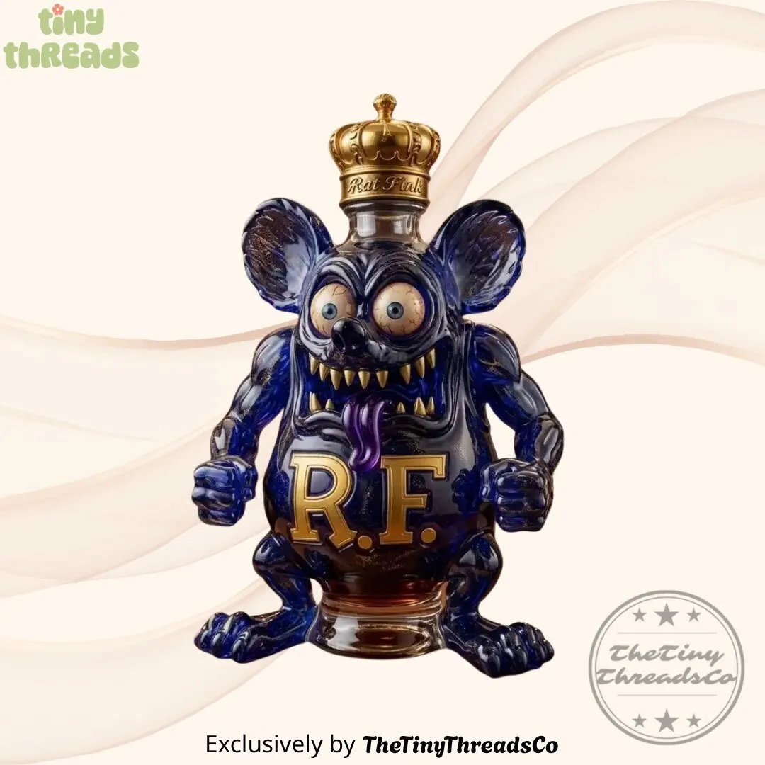 "Must-Have Collector's Items: Yeti Tumblers, Toys, and Whiskey Bottle" 10 Premium Rat Fink Limited Edition Whisky Bottle Style 1