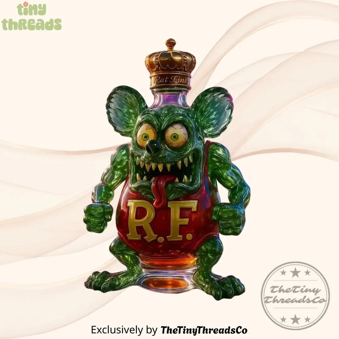 "Must-Have Collector's Items: Yeti Tumblers, Toys, and Whiskey Bottle" 11 Premium Rat Fink Limited Edition Whisky Bottle Style 2