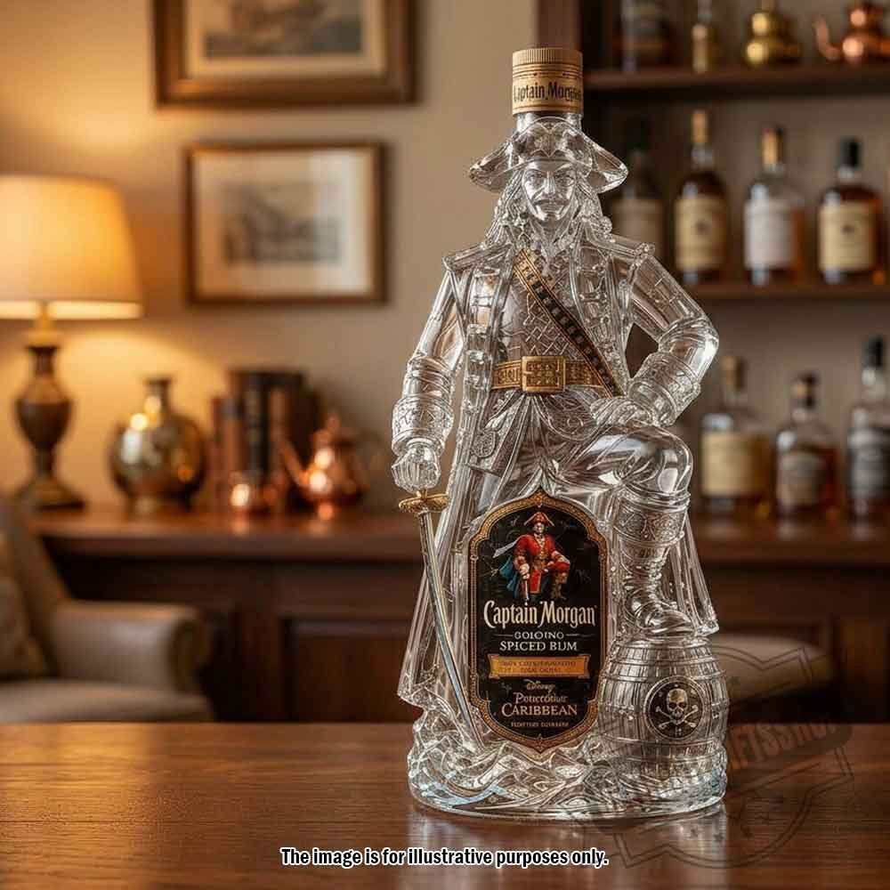 Captain Morgan Pirates of the Caribbean Whiskey Decanter Captain Morgan Pirates of Caribbean Whiskey Decanter – image 2 of 3