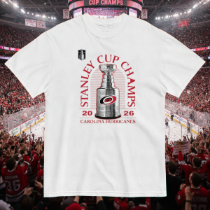 Carolina Hurricanes 2026 Stanley Cup Champions T-Shirt – Official NHL Championship Fan Tee 7 Carolina Hurricanes Stanley Cup Champions 2026 T-Shirt – NHL Championship Graphic Tee