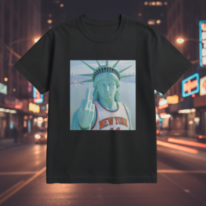 New York Knicks Lady Liberty Graphic T-Shirt – NBA Basketball Fan Tee