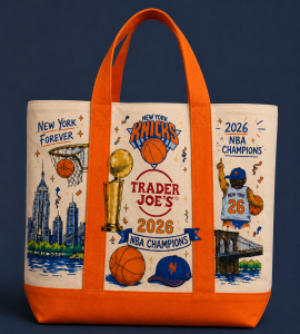 Basketball Champions 2026 Tote Bag – Canvas Shopper for Fans