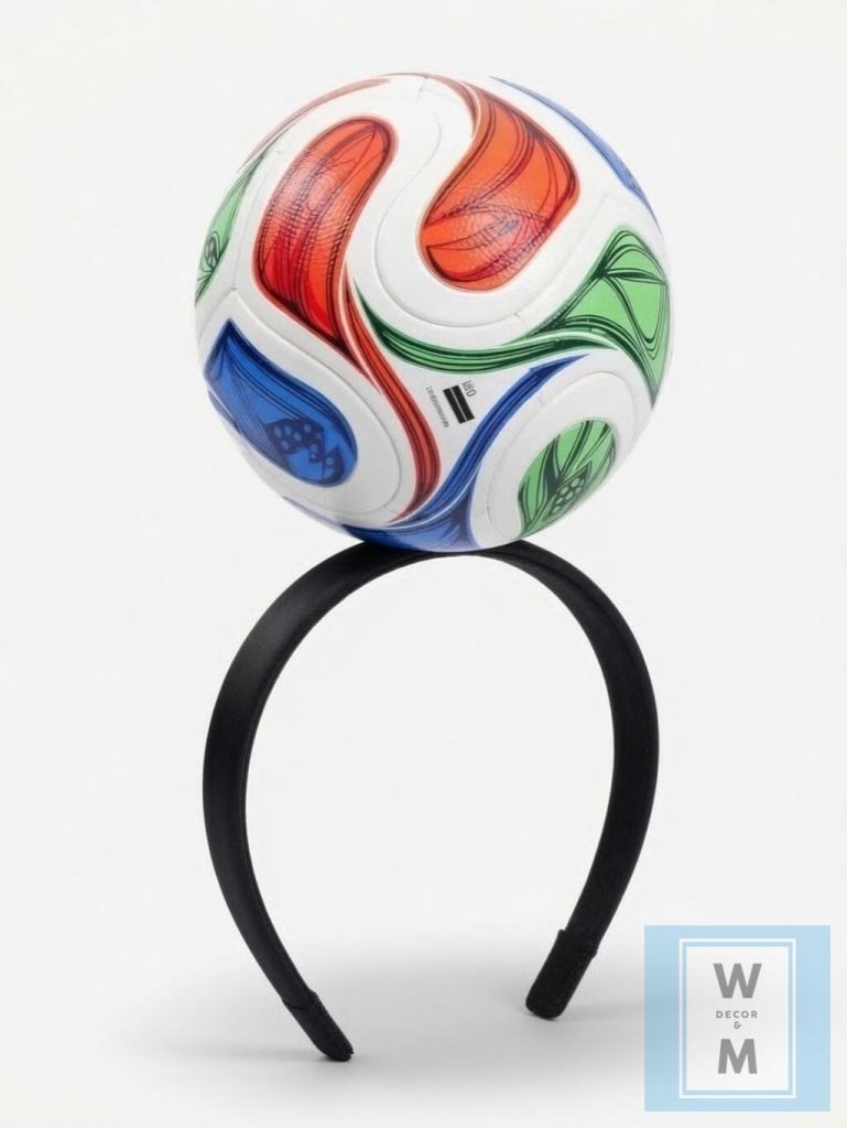 World Cup Inspired Soccer Ball Display Football Collector Decor
