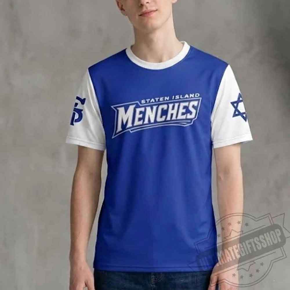 Staten Island FerryHawks Menches Jersey - Jewish Heritage Night Staten Island FerryHawks Menches Jersey - Jewish Heritage Night