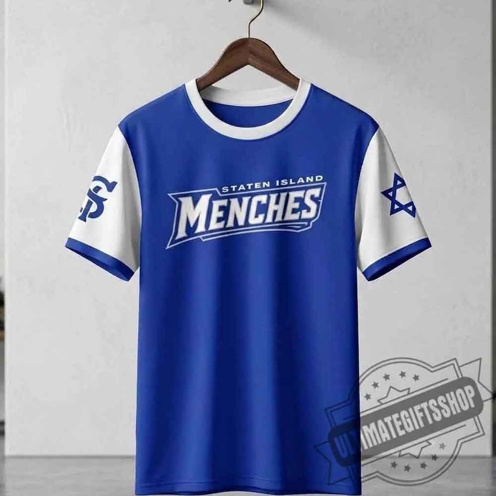 Staten Island FerryHawks Menches Jersey - Jewish Heritage Night Staten Island FerryHawks Menches Jersey - Jewish Heritage Night